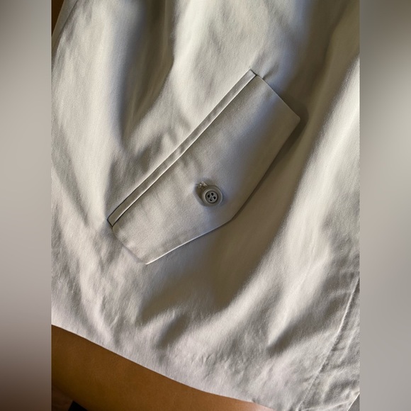 Theory Cropped Jacket Coat Women’s Size Small Beige Cream Drawstring - Picture 5 of 9